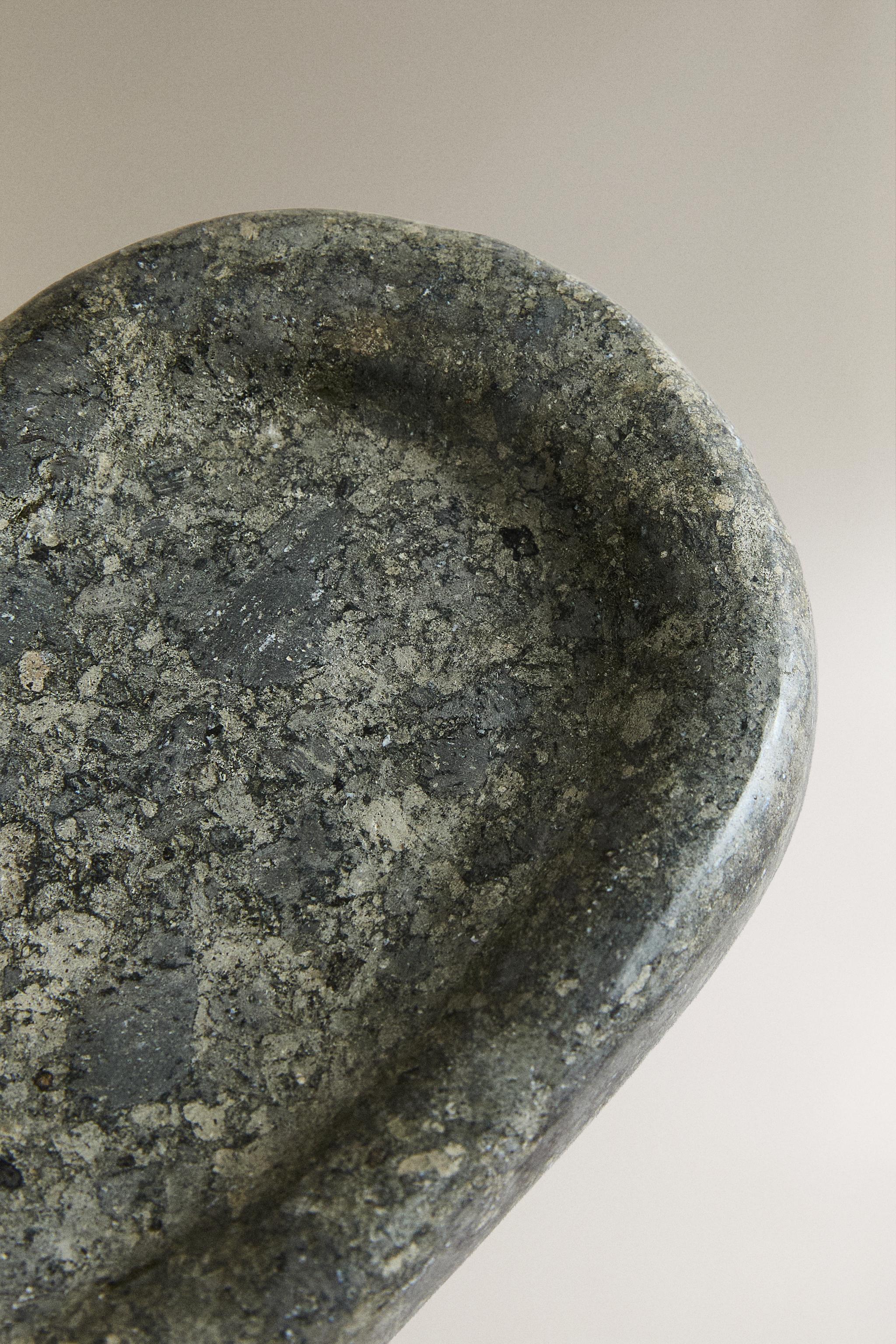 GREENISH MARBLE BATHROOM SOAP DISH
