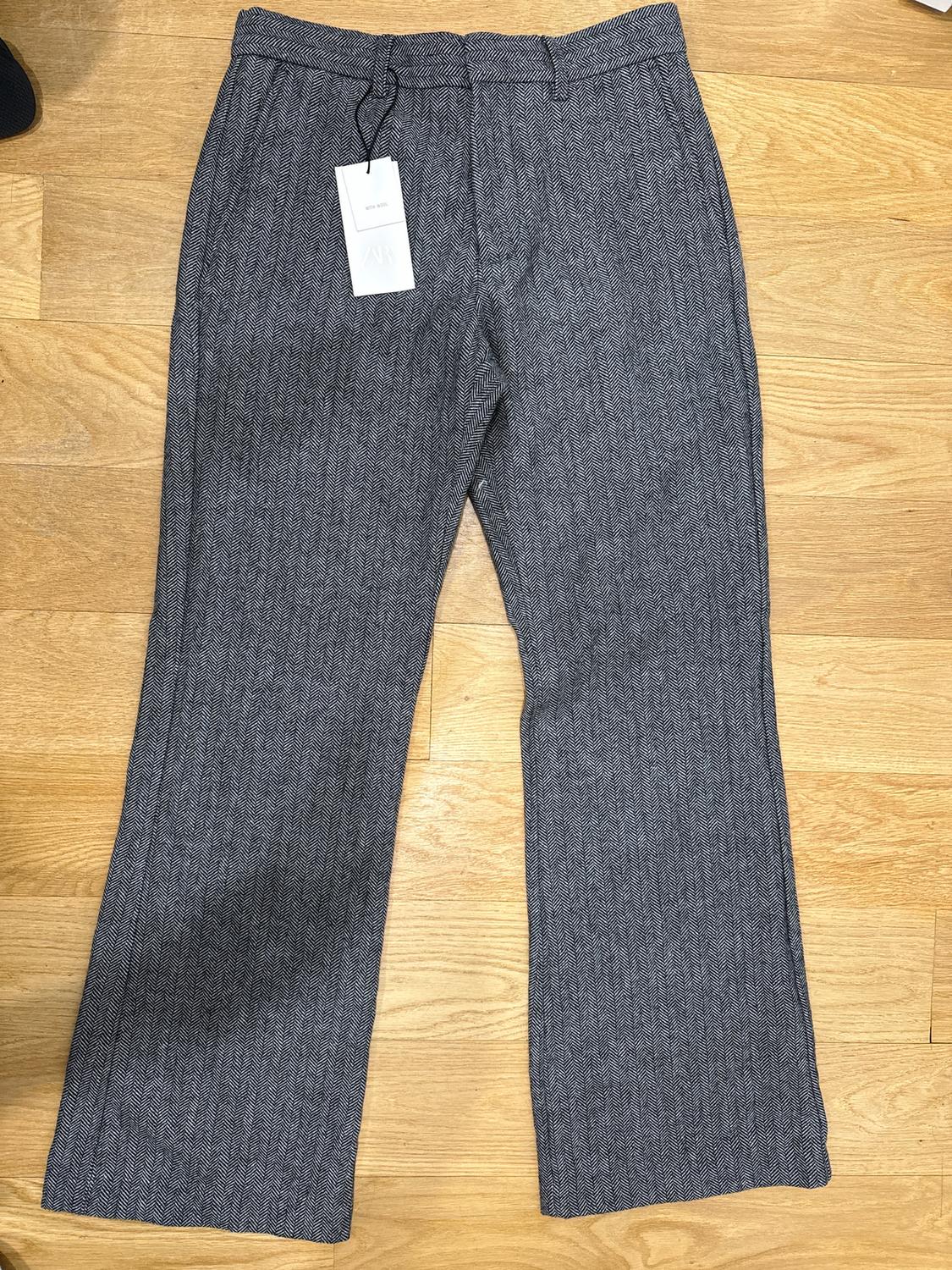 PANTALÓN TRAJE ESTRUCTURA ESPIGA CON LANA - Image 4