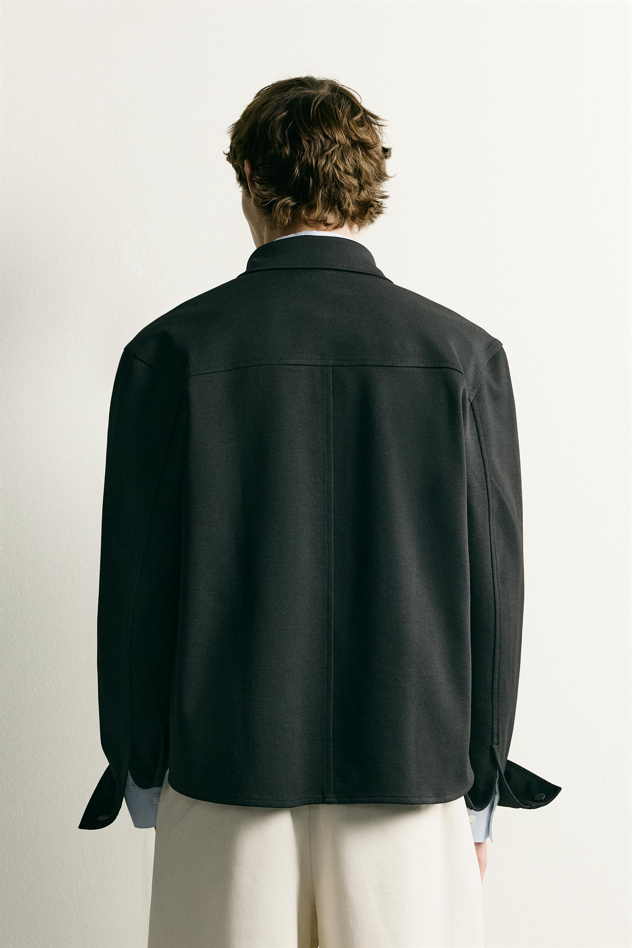 Zara NON-IRON COMFORT OVERSHIRT — фото 3
