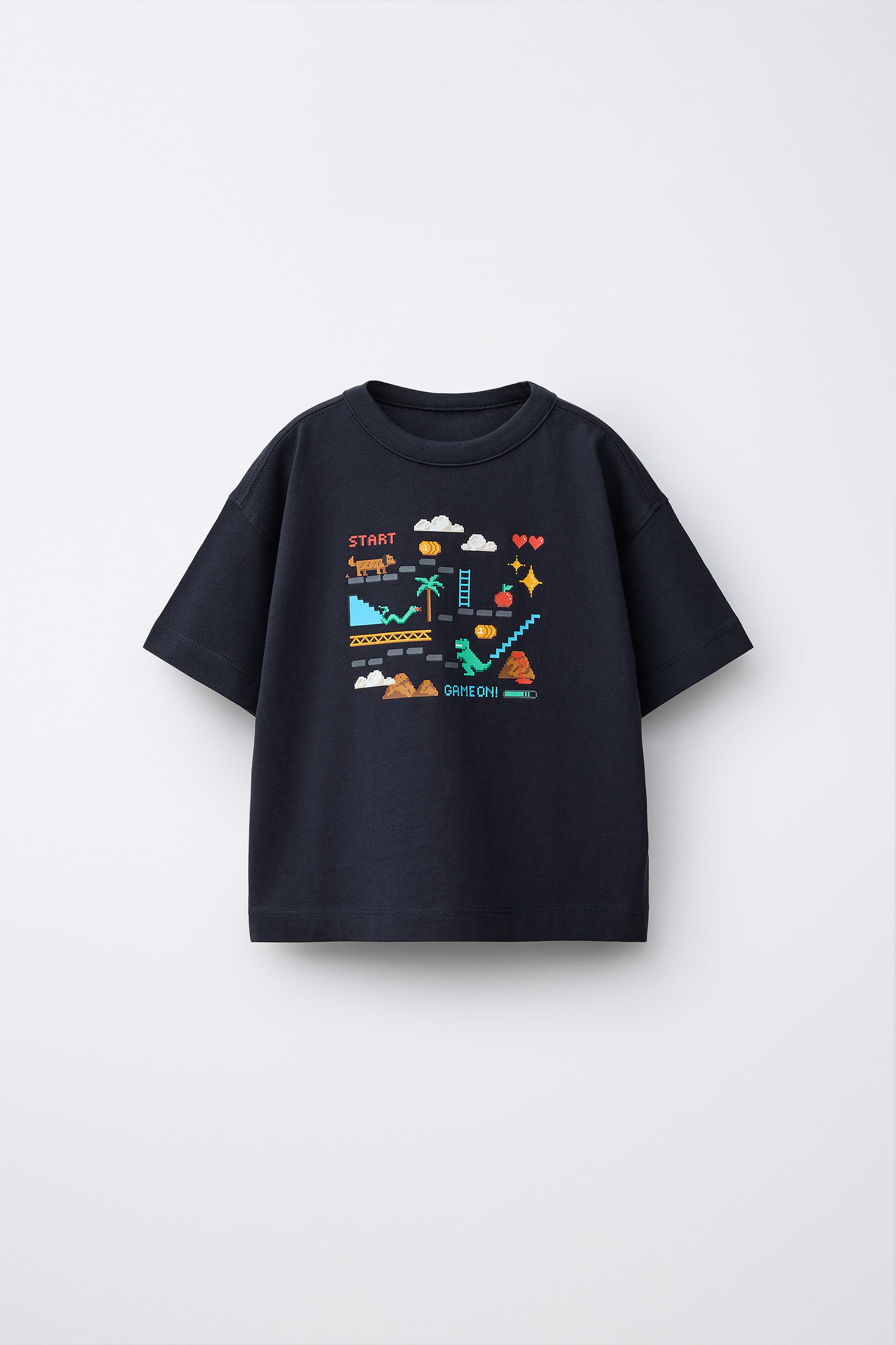 Pixel Gamer Print T-Shirt