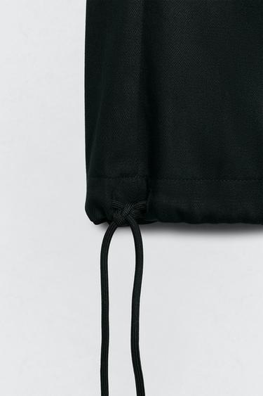 RELAXED FIT CARGO SUIT TROUSERS SOSHIOTSUKI X ZARA - Black by Zara - Image 6