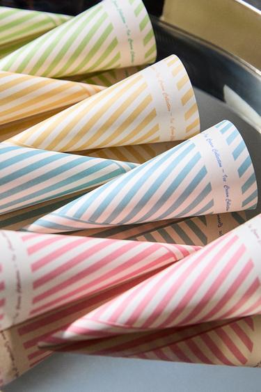 LOT CONNOTRE HELADO RAYAS (LOT DE 16) - Vert / Bleu de Zara
