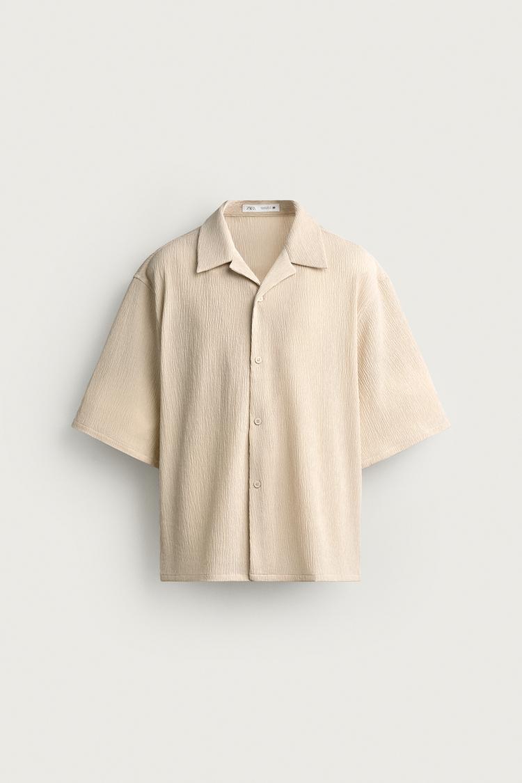Camisa de corte relajado con textura 7