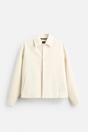 OVERSHIRT WITH POCKETS - Ecru by Zara