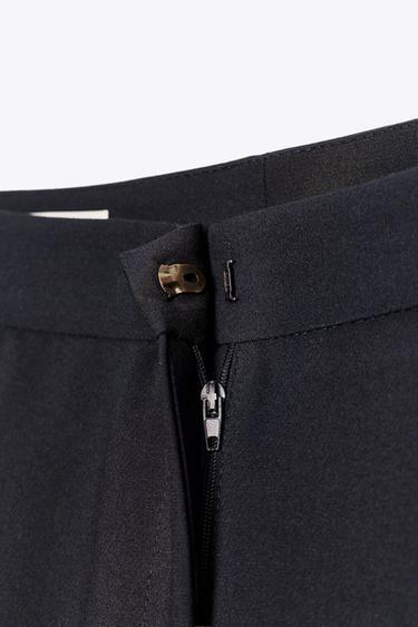 PANTALON FLARE - Bleu marine de Zara - Image 6
