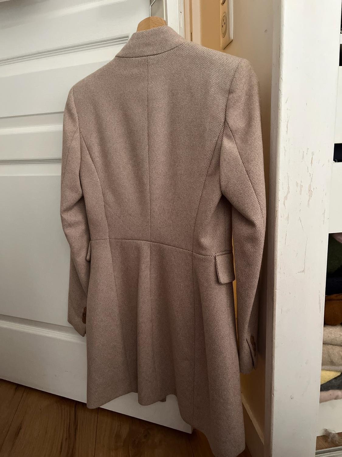 INVERTED LAPEL COLLAR FROCK COAT - Image 2