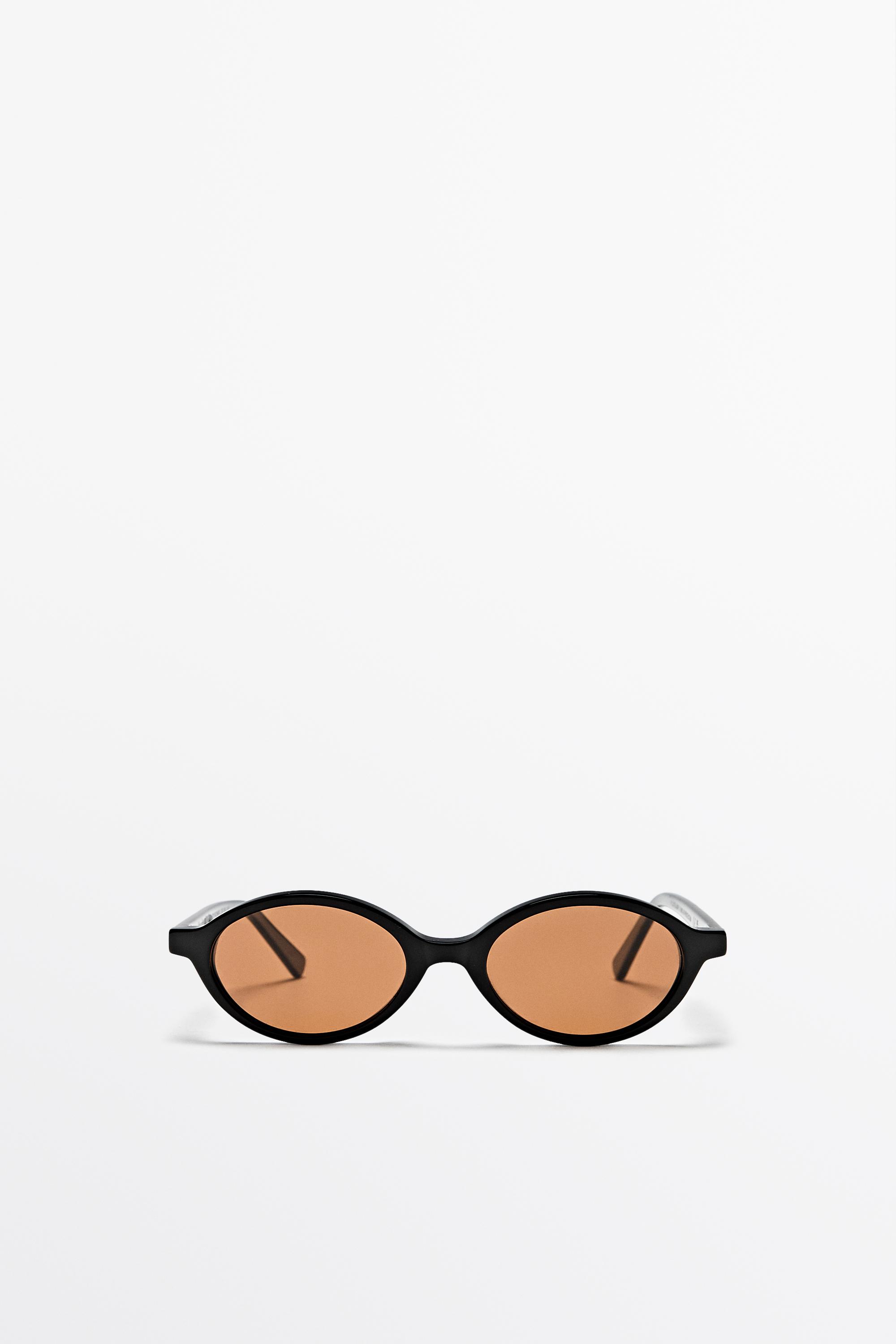 Oval sunglasses - Brown | ZARA United States