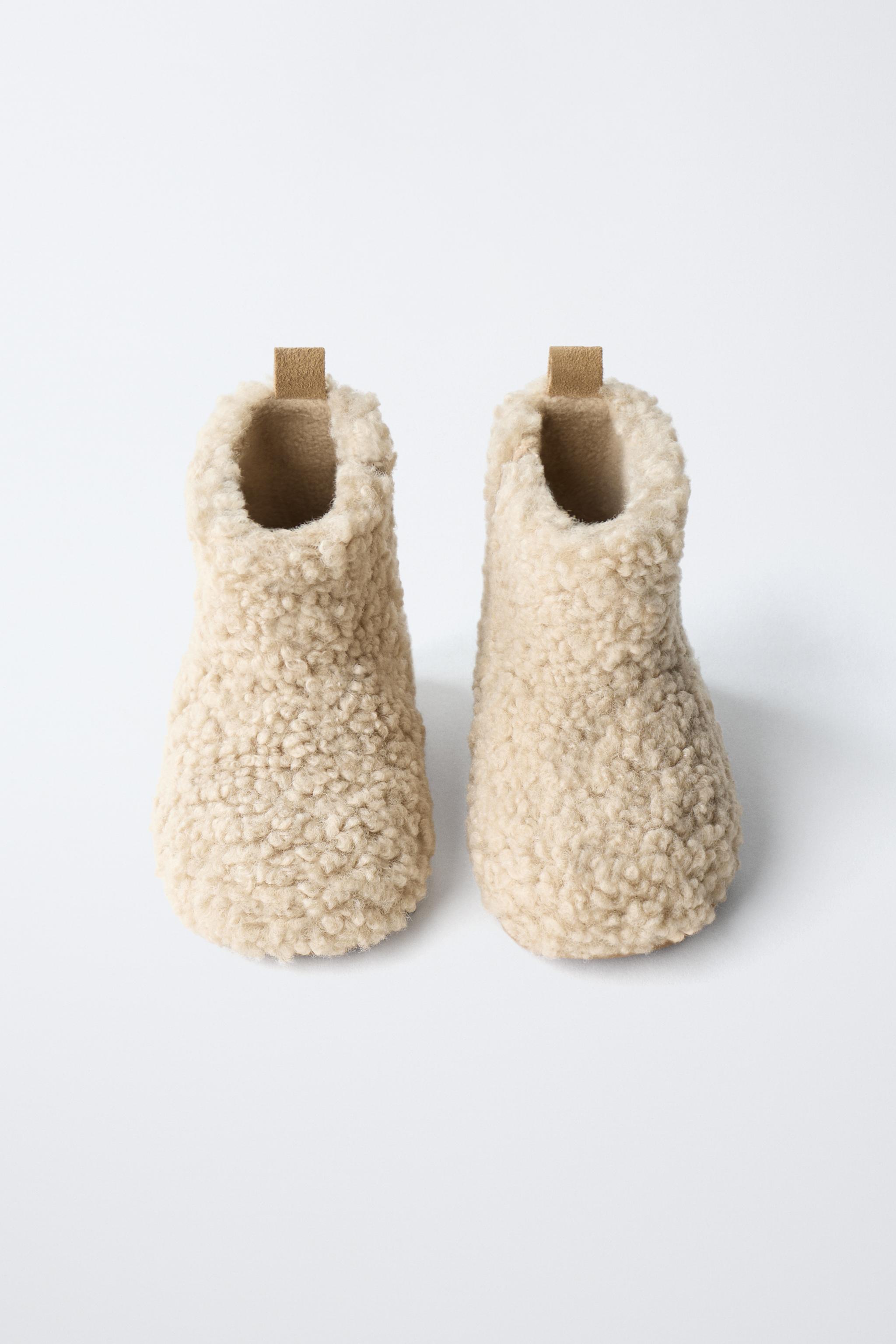 FAUX SHEARLING BOOTS