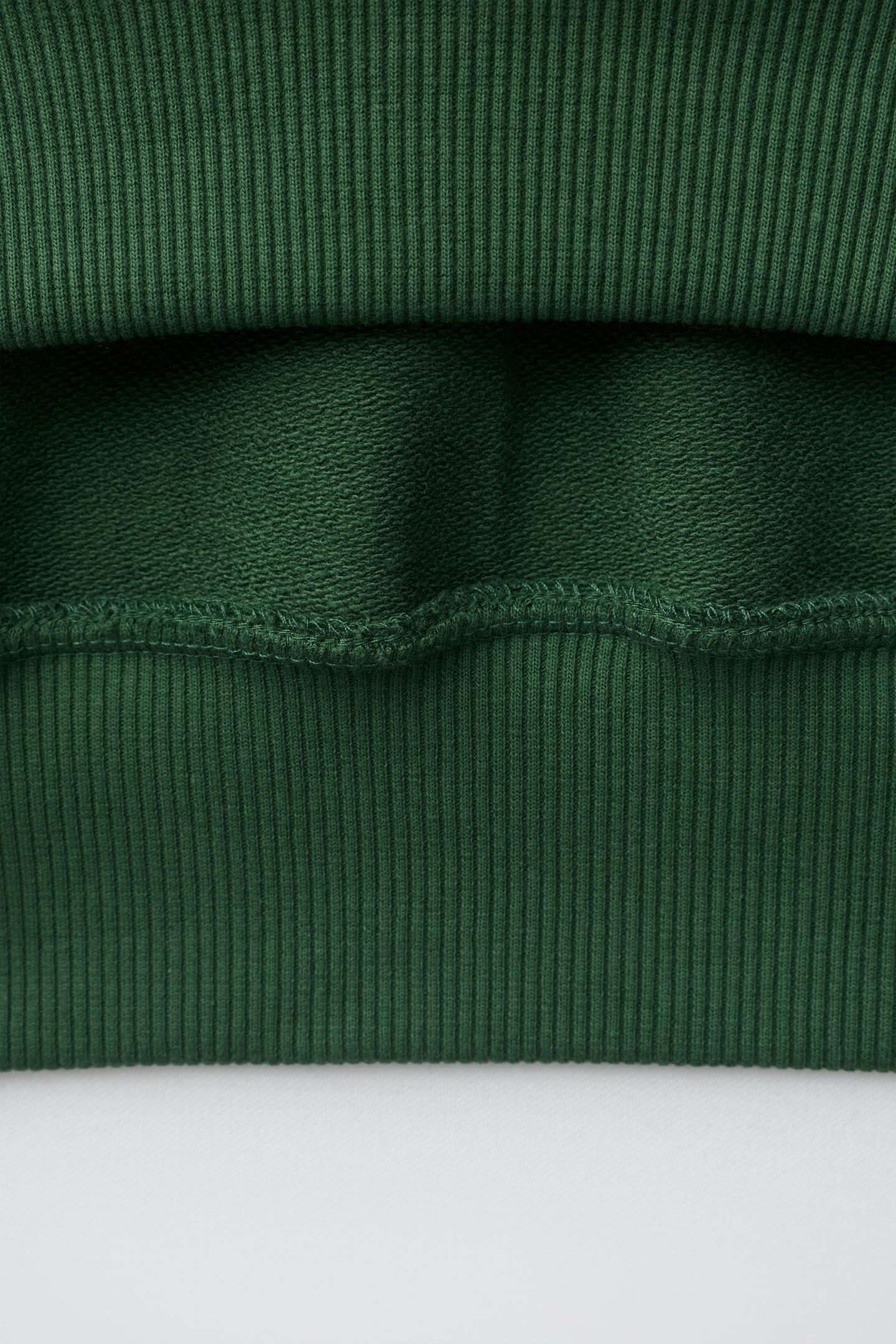 Детское худи Zara Text Print, цвет: Зелёный — фото 5
