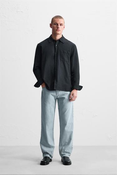 ДЖИНСЫ С ВЫШИВКОЙ - LIMITED EDITION — ГОЛУБОЙ от Zara — изображение 0