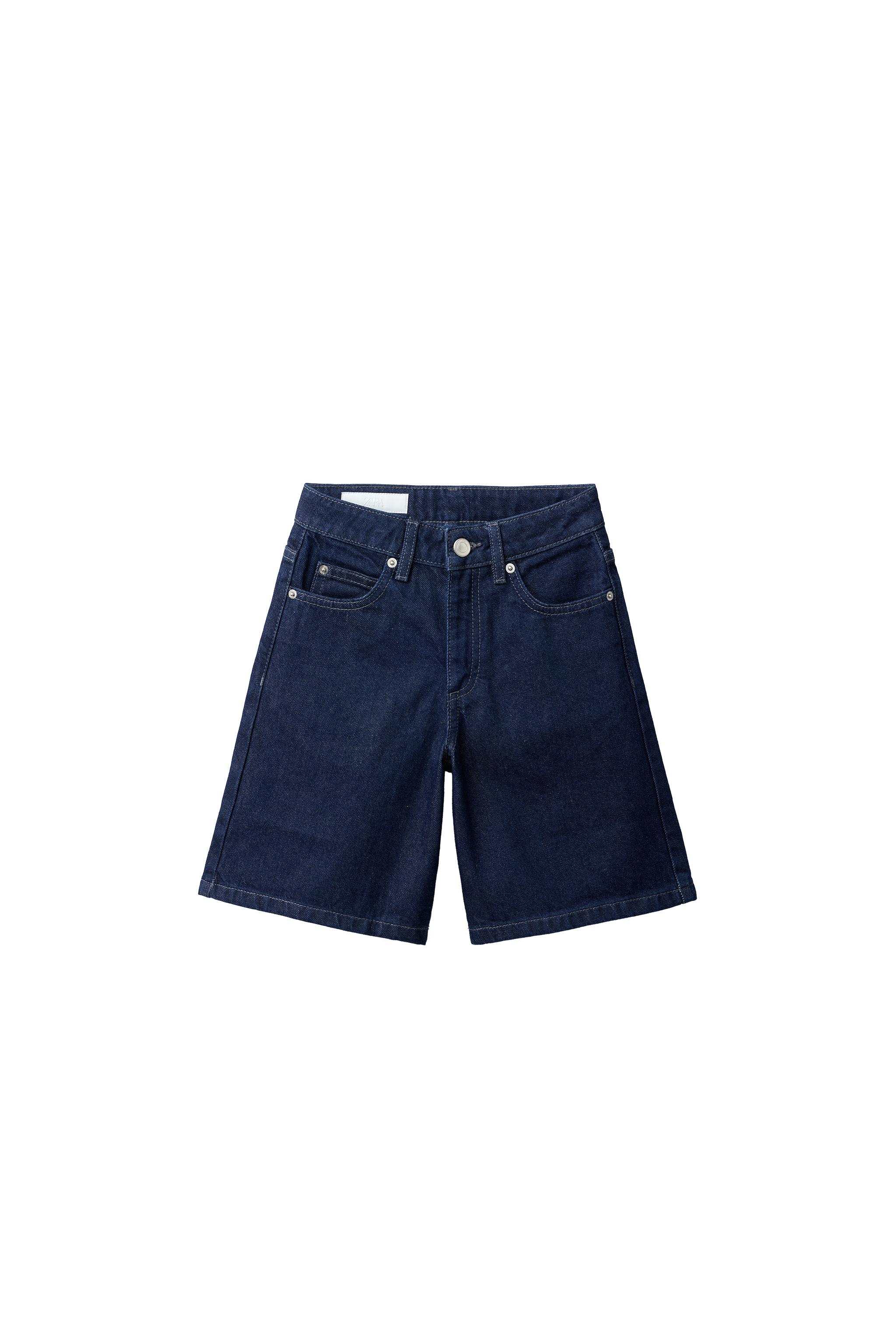 ロングデニムバミューダパンツ - ブルー | ZARA Japan / 日本