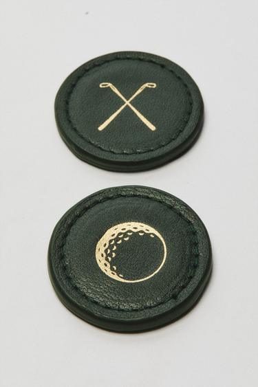 SET MARCADORES BOLA GOLF (SET DE 2) - Verde de Zara