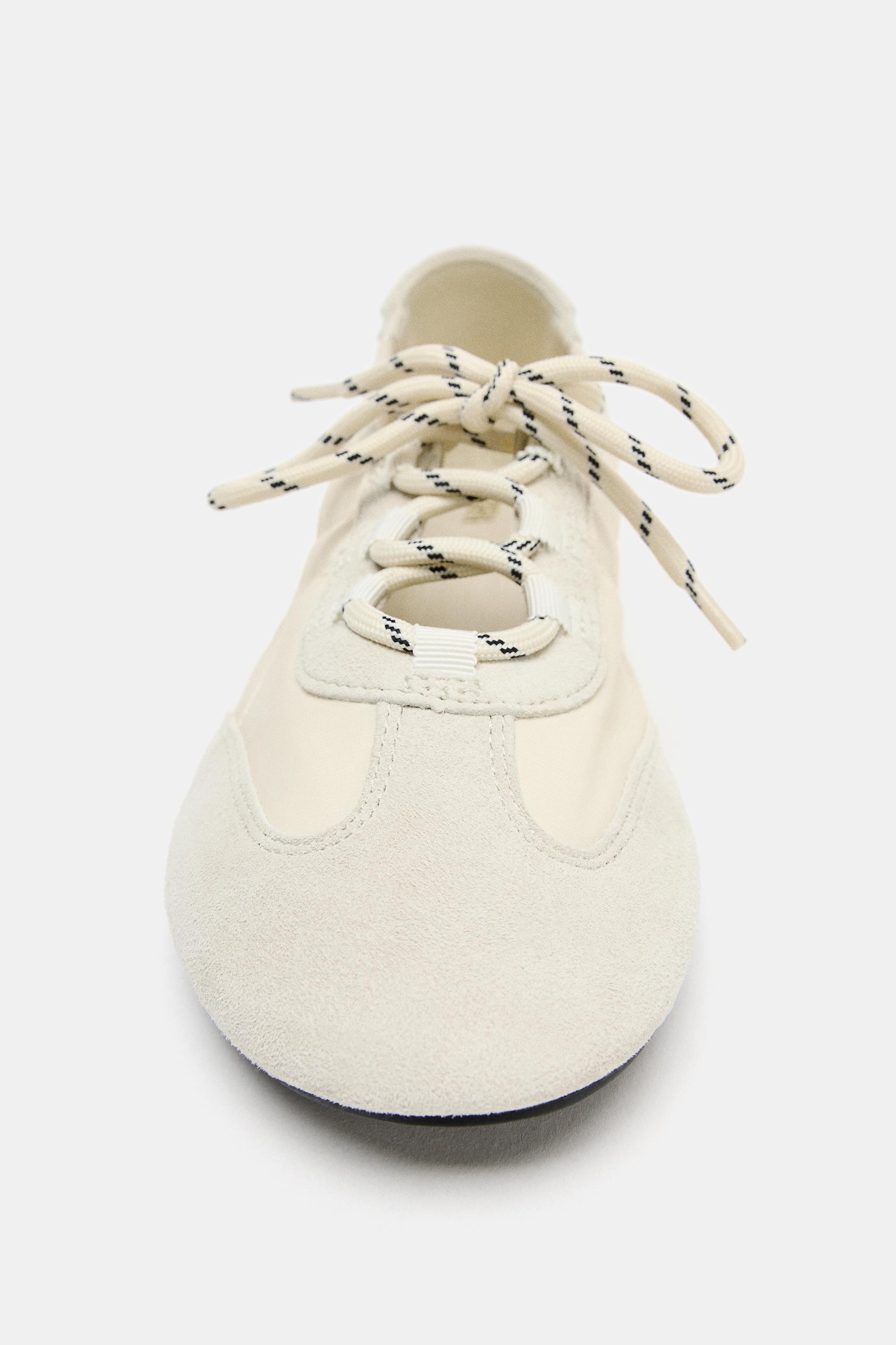 COMBINED SPORTY BALLET FLATS