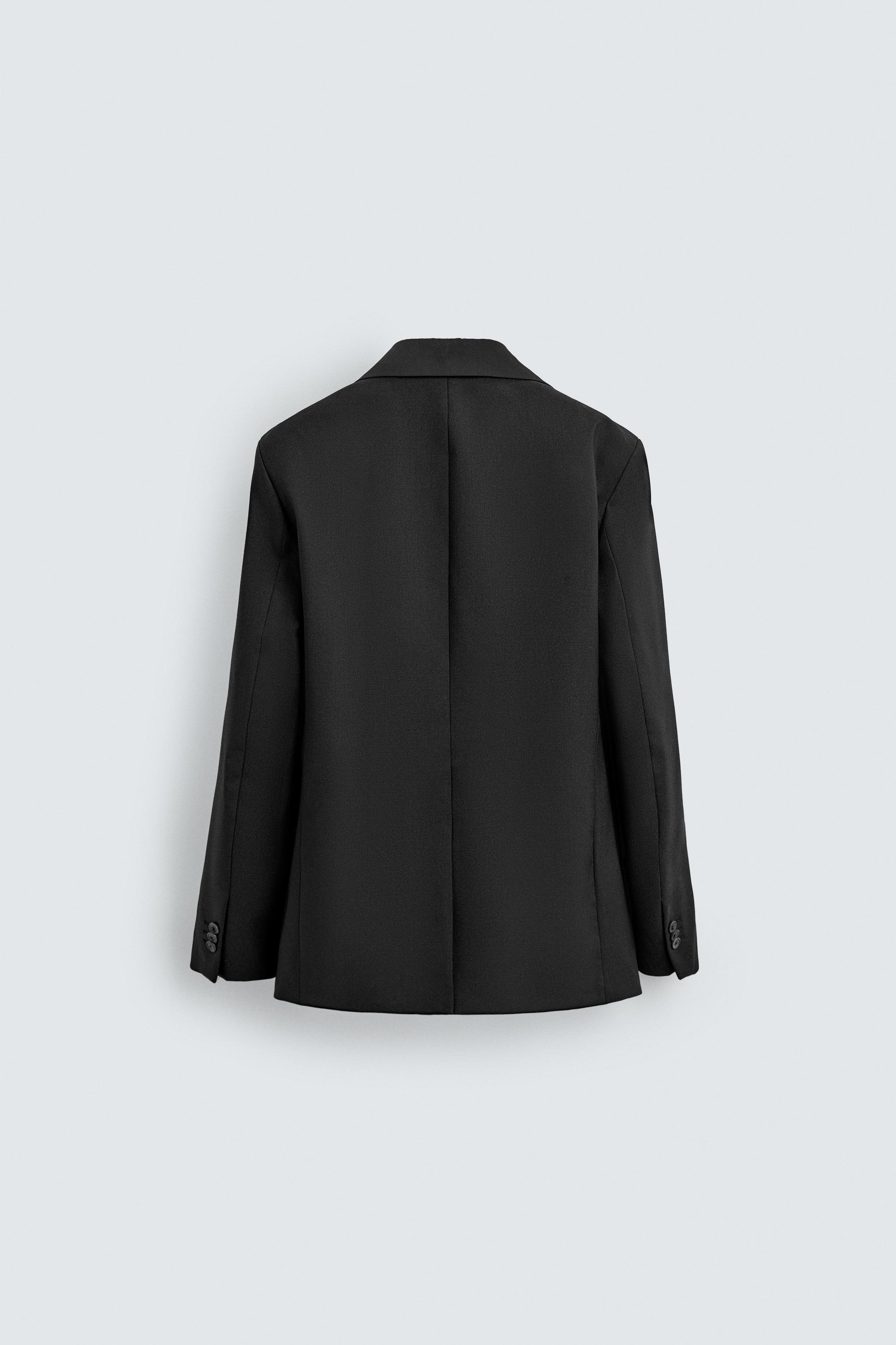WOOL TUXEDO BLAZER AARON LEVINE X ZARA