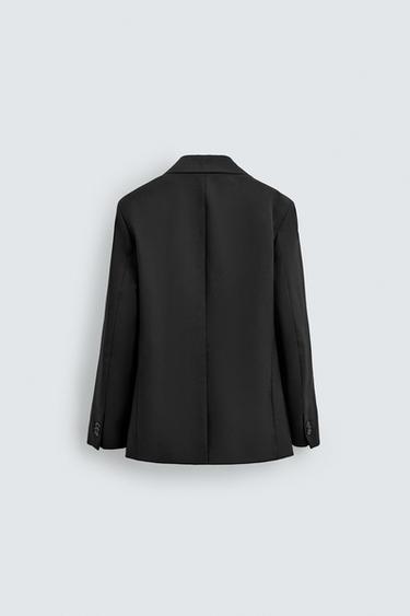 WOOL DINNER JACKET BLAZER AARON LEVINE X ZARA - Black by Zara - Image 7