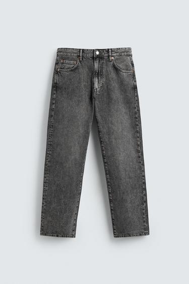 REGULAR FIT LIGHTWEIGHT JEANS - Grey by Zara