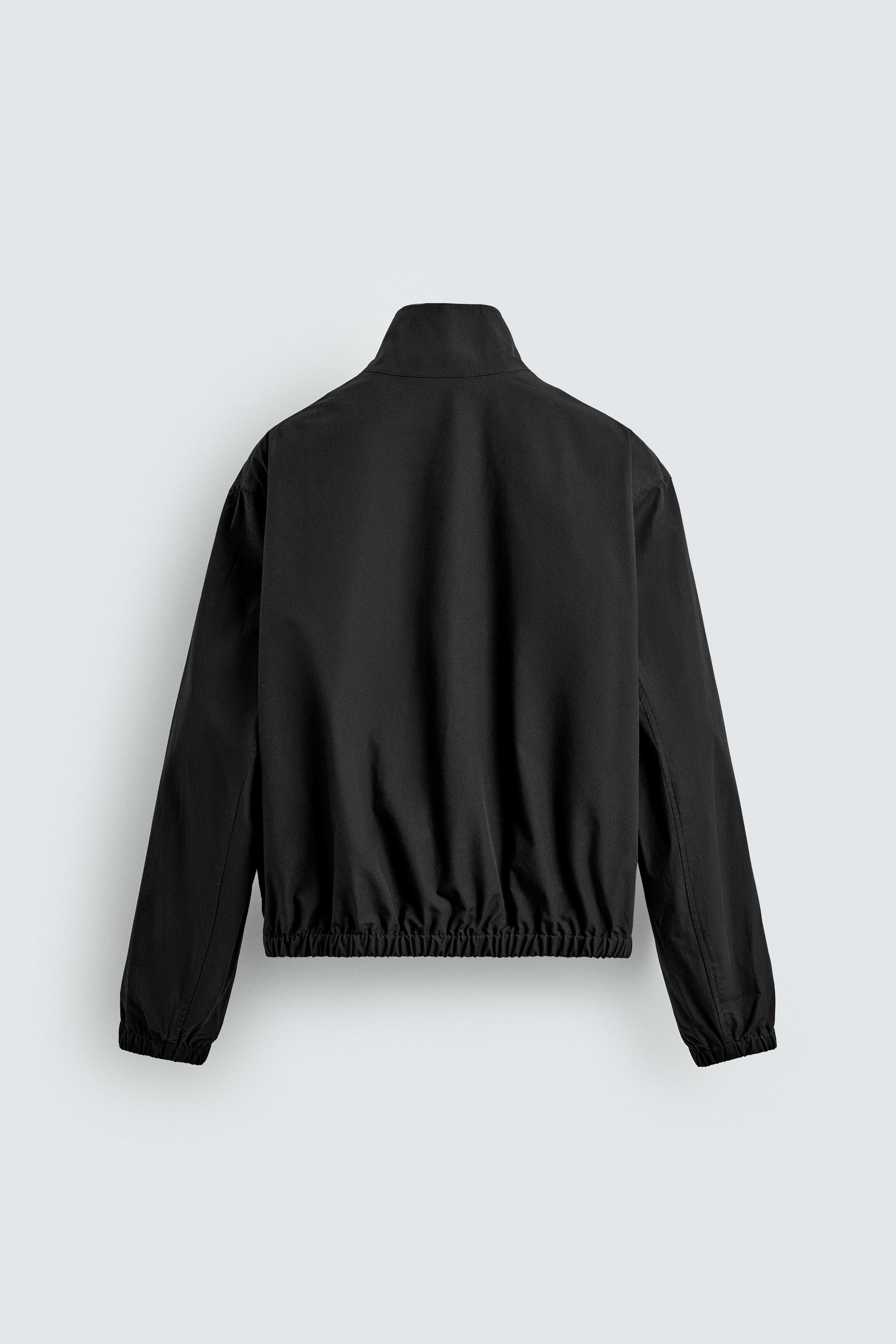 チェック柄軽量ジャケット - ブラック/エクリュ | ZARA Japan / 日本