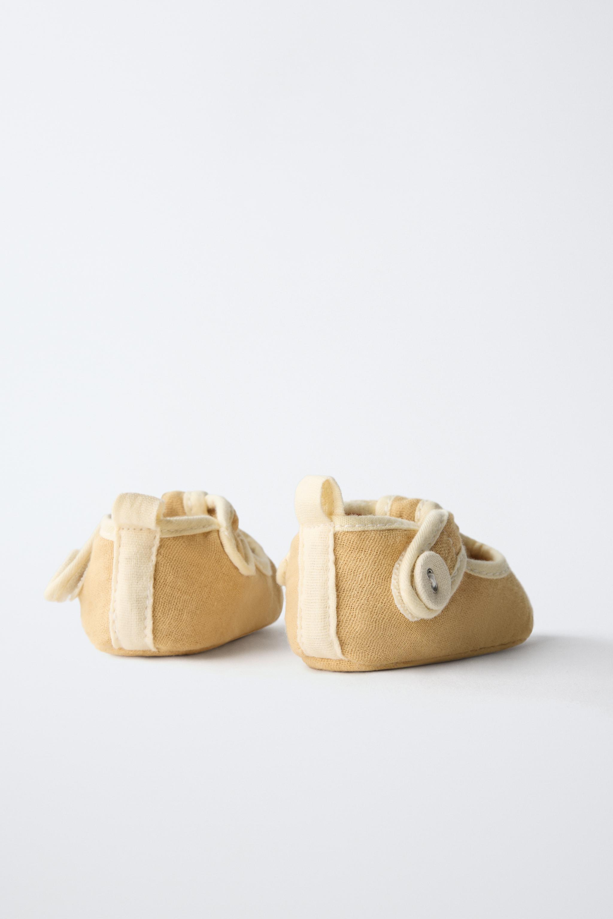 CHAUSSONS SANDALES EN COTON
