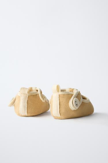 COTTON SANDAL-STYLE BOOTIES - Multicoloured by Zara - Image 3