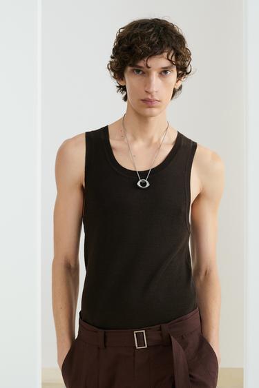 COLLIER CHAÎNE OVALE - Argent de Zara