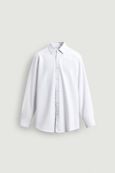 CHEMISE COUPE SLIM - Blanc de Zara