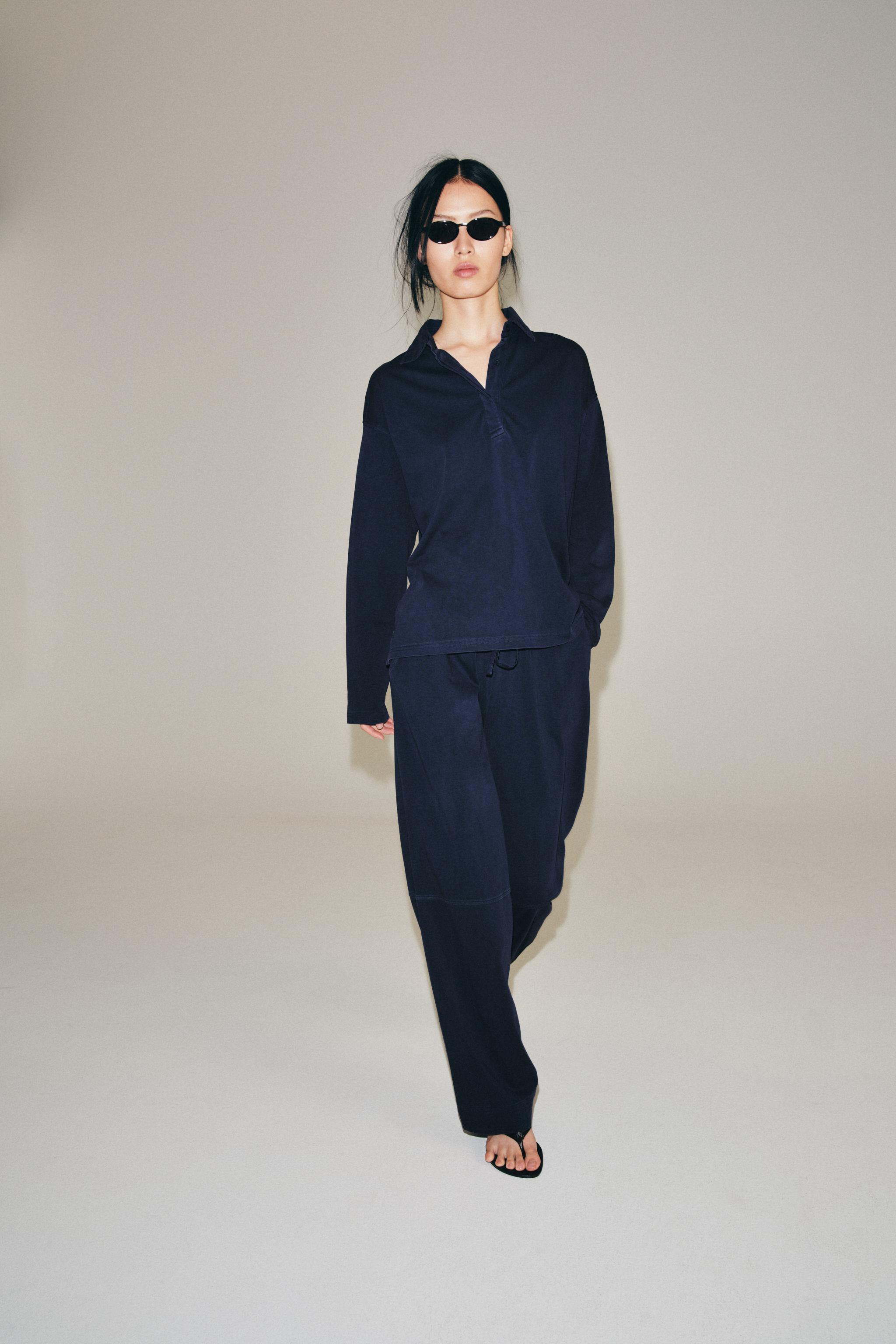 Женские брюки Zara COTTON BALLOON PANTS — фото 3