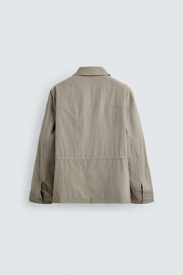 LIGHTWEIGHT TECHNICAL PARKA - Light beige by Zara - Image 7