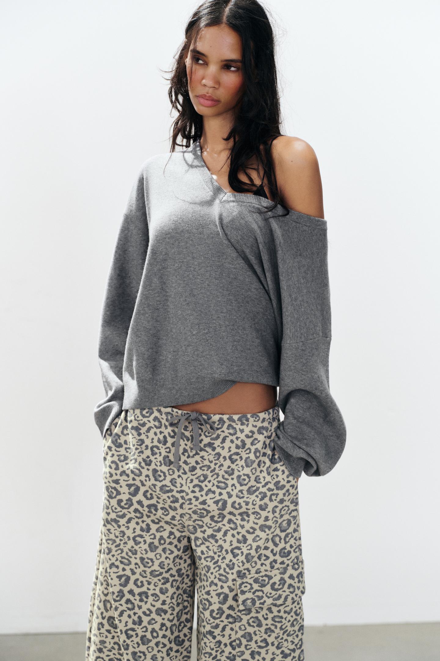 Женские брюки Zara Animal Print Pocket, цвет: Леопардовый — фото 2
