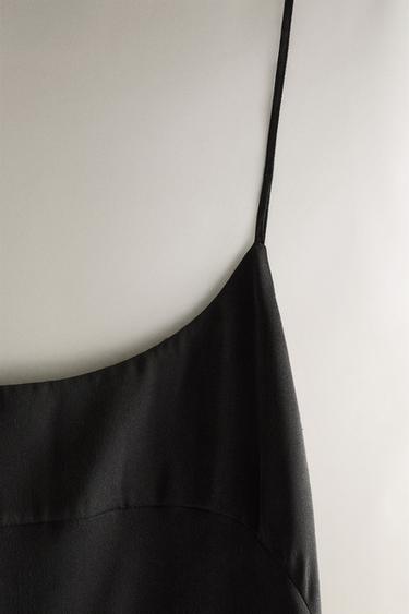 SILK NIGHTDRESS - Dark grey by Zara - Image 2