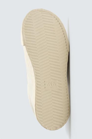 FABRIC CHUNKY TRAINERS - White by Zara - Image 6