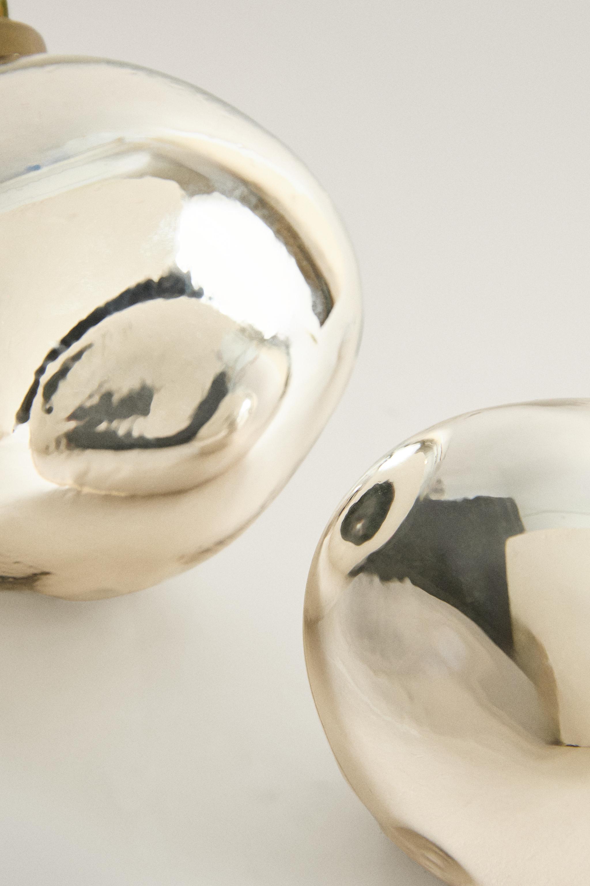 DÉCORATION SAPIN DE NOËL BOROSILICATE BOULE IRRÉGULIÈRE