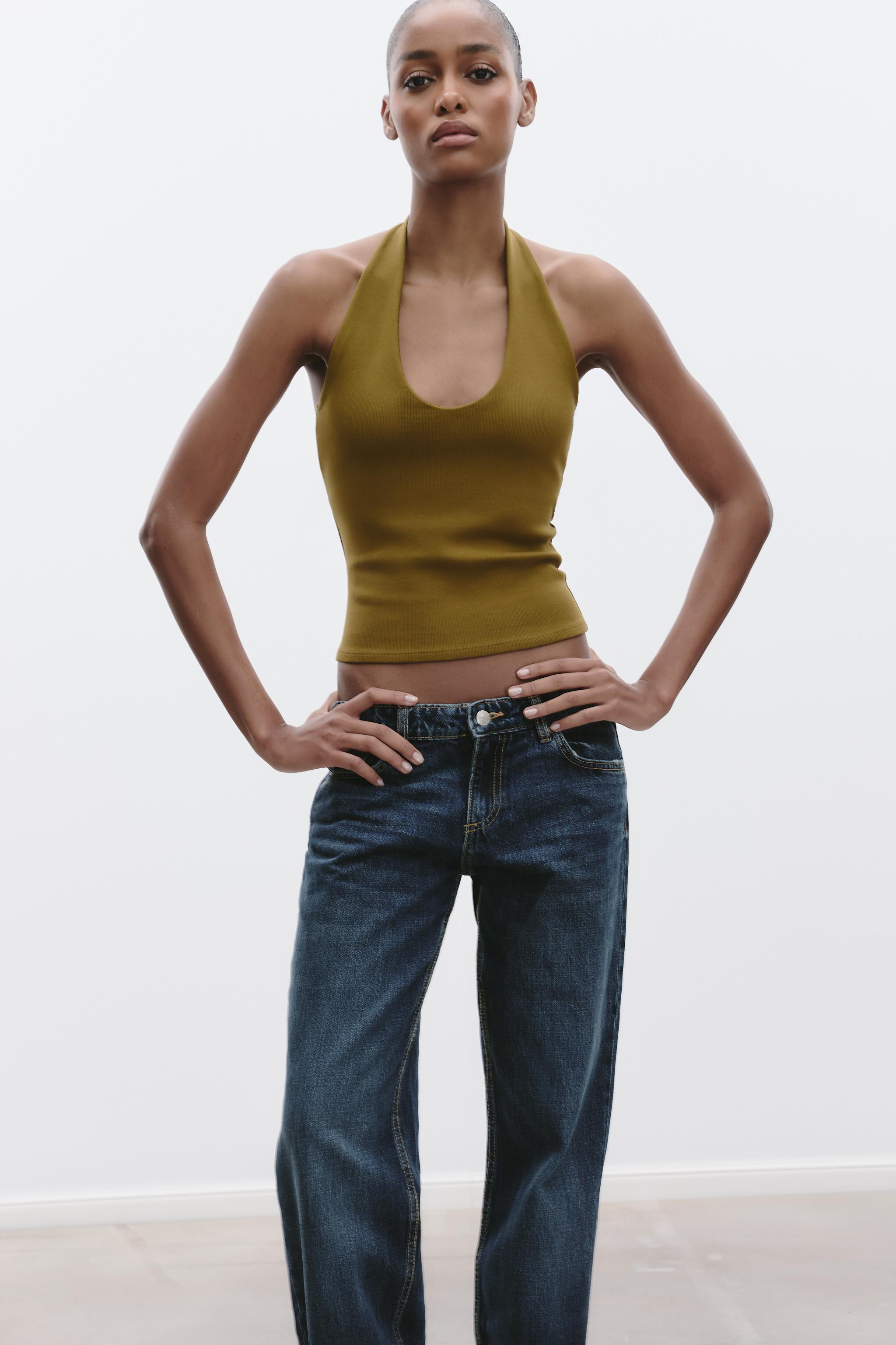 ホルターネックトップス - ブラック | ZARA Japan / 日本
