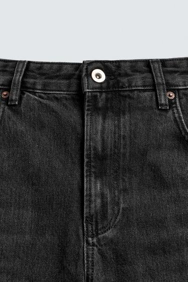 RIPPED FLARE FIT JEANS - Black by Zara - Image 8