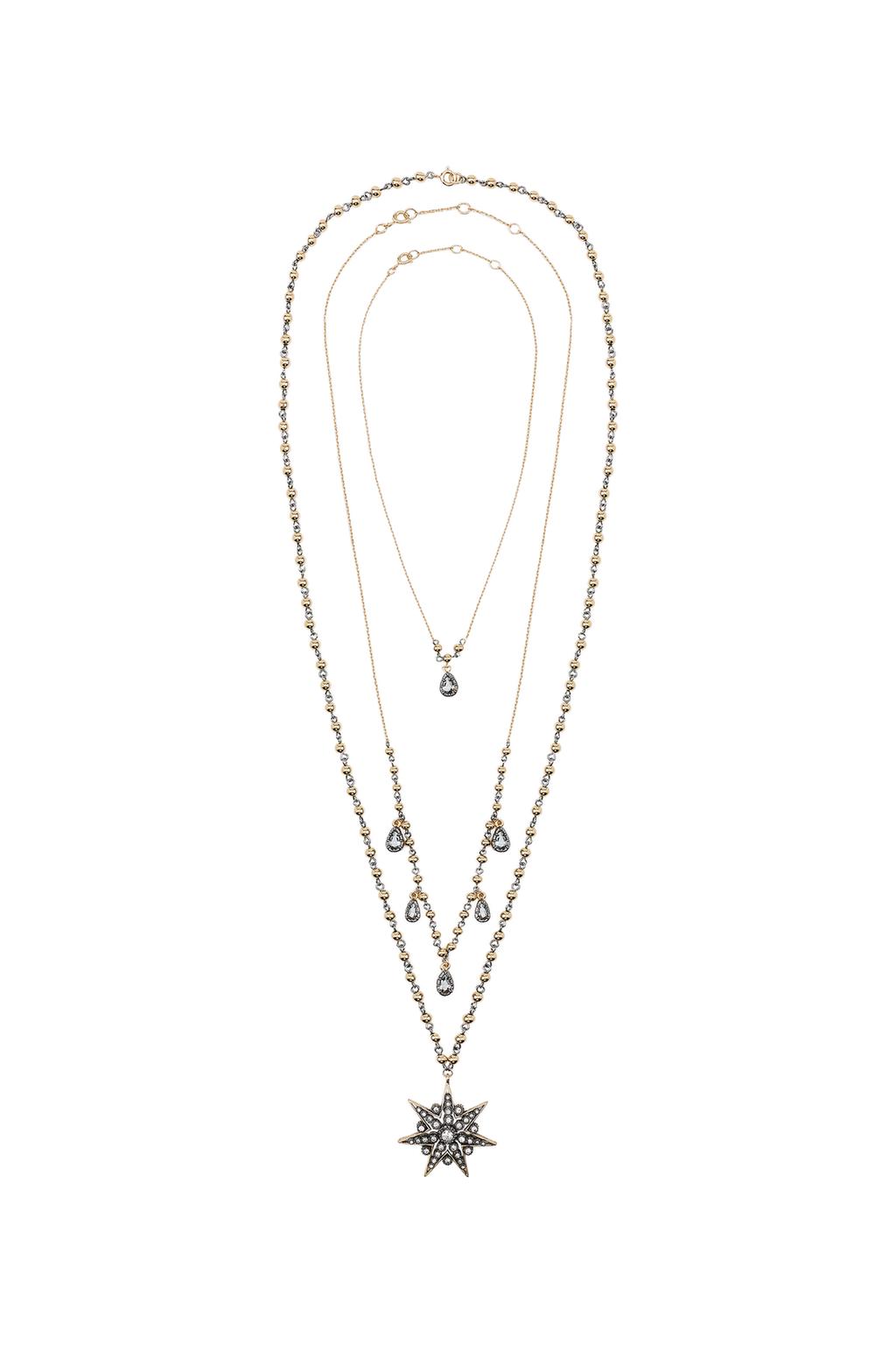 PACK OF 3 CRYSTAL STAR NECKLACES - image 3