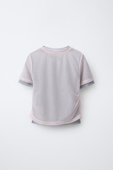 DOUBLE BALLET T-SHIRT - Pink by Zara - Image 1