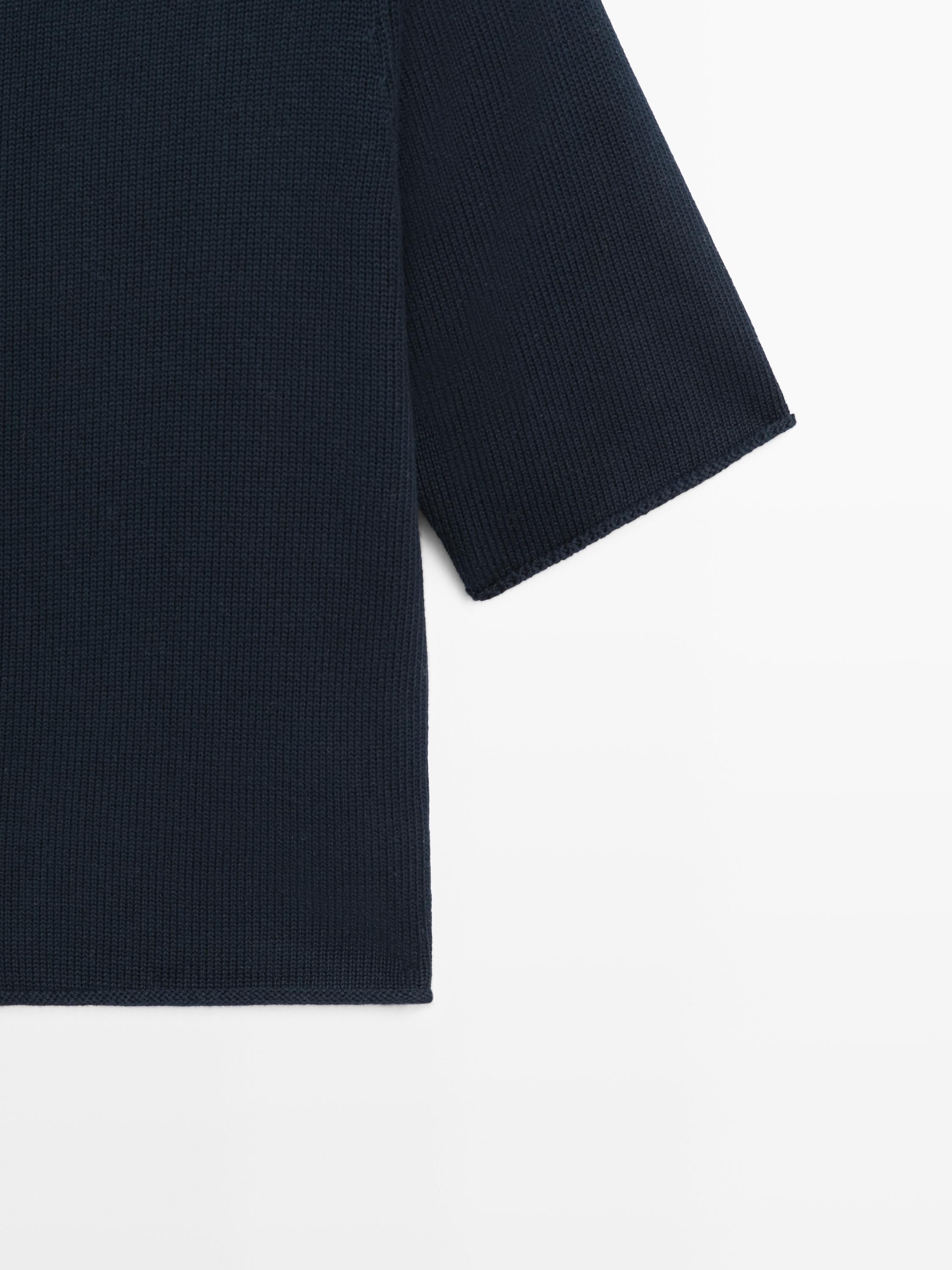 Cardigan en maille à manches courtes