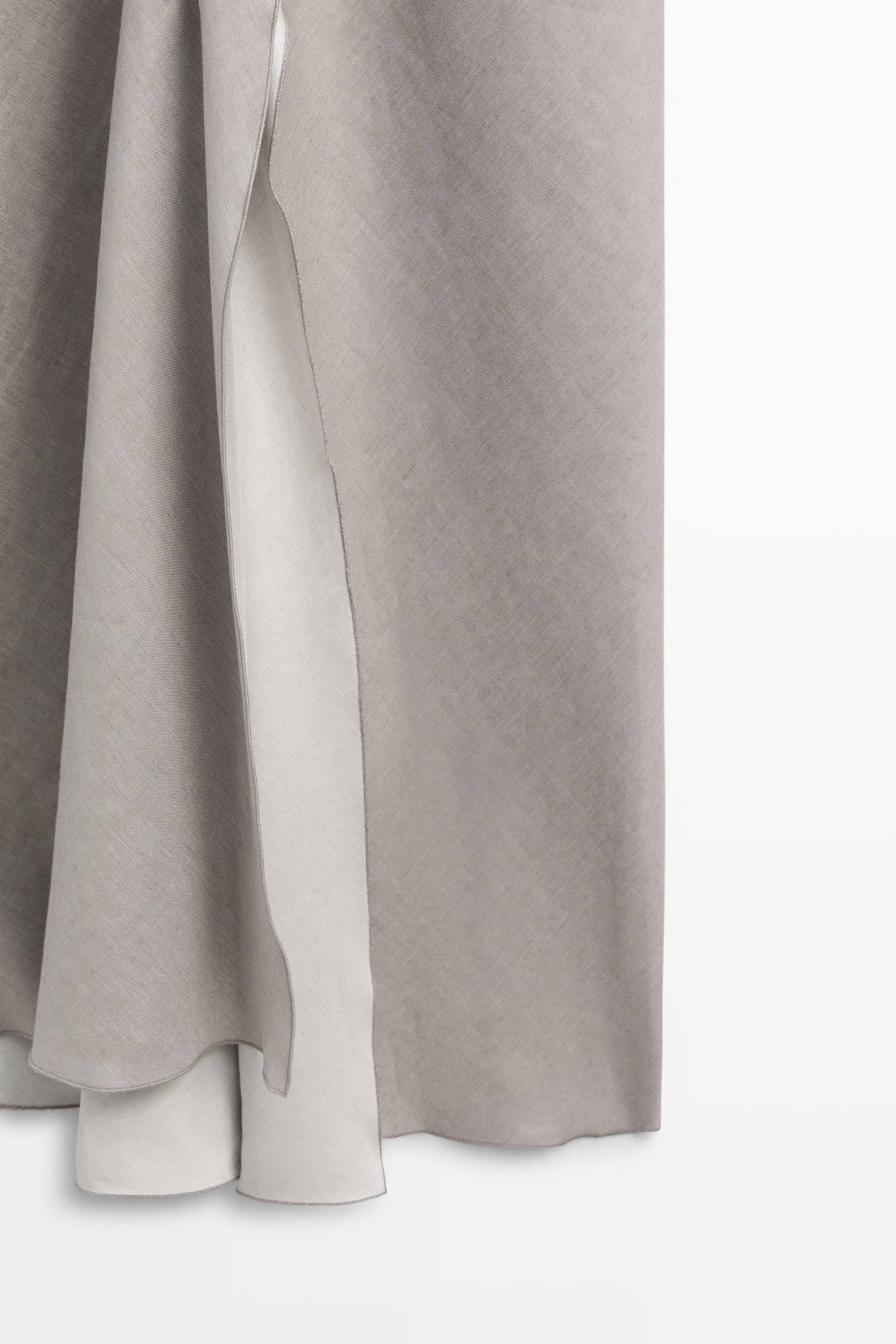 Flowing dress with ruffle detail - STUDIO