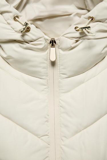 BLOUSON MATELASSÉ BIMATIÈRE - Écru de Zara - Image 6