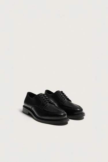 LEATHER DRESS SHOES — Black 1
