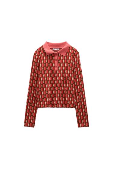JACQUARD POLO SHIRT