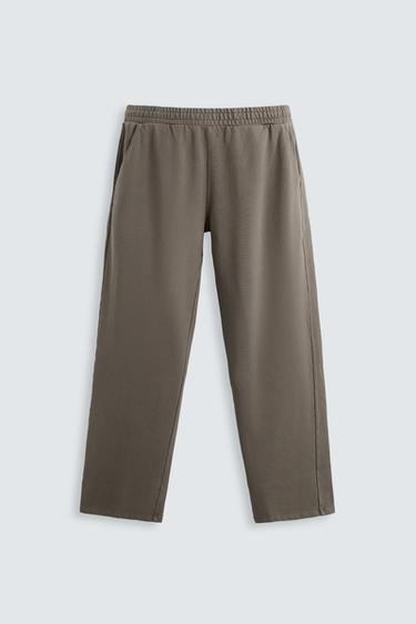 REGULAR FIT JOGGER TROUSERS - Earth by Zara