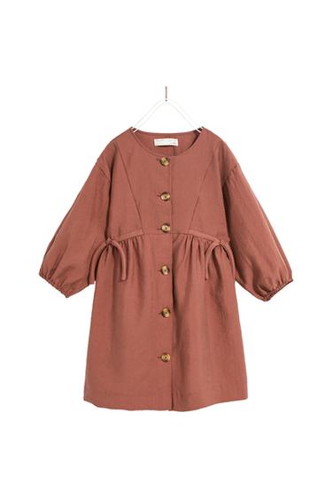 BUTTONED SHIRT DRESS