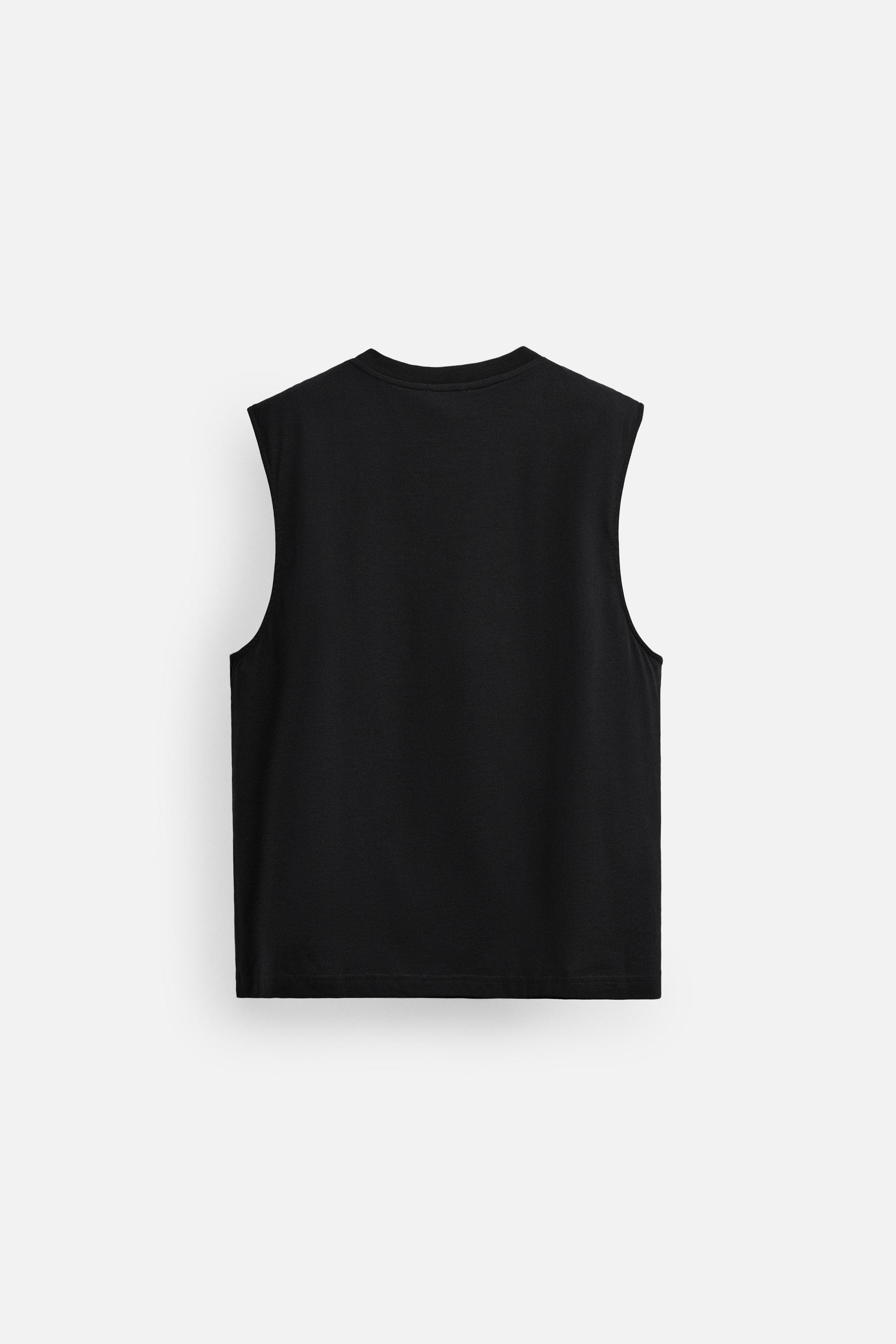 【ZARA】リラックスフィットニットタンクトップ ニットタンクトップ リラックスフィット - ライトベージュ