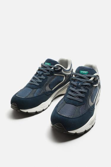 RETRO TRAINERS - Dark Blue by Zara - Image 4