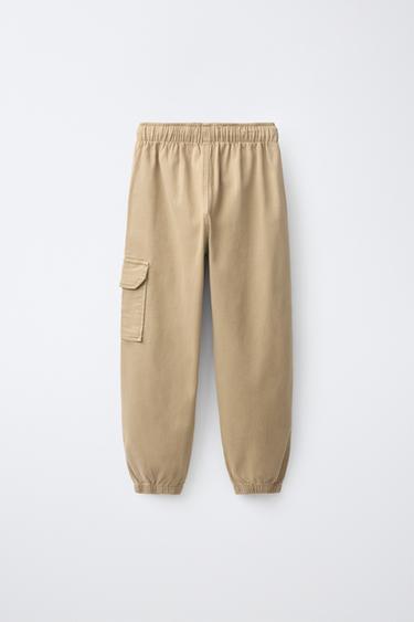 CARGO JOGGER PANTS — Mid-camel 2