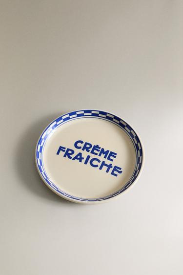 BROTTELLER KERAMIK CRÈME FRAICHE - Cremefarben von Zara