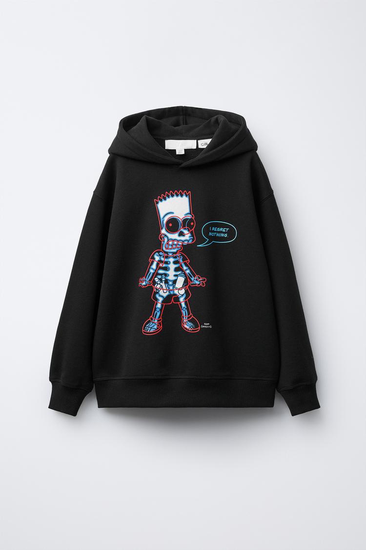 BART THE SIMPSONS ™ MATT GROENING SKELETON HOODIE