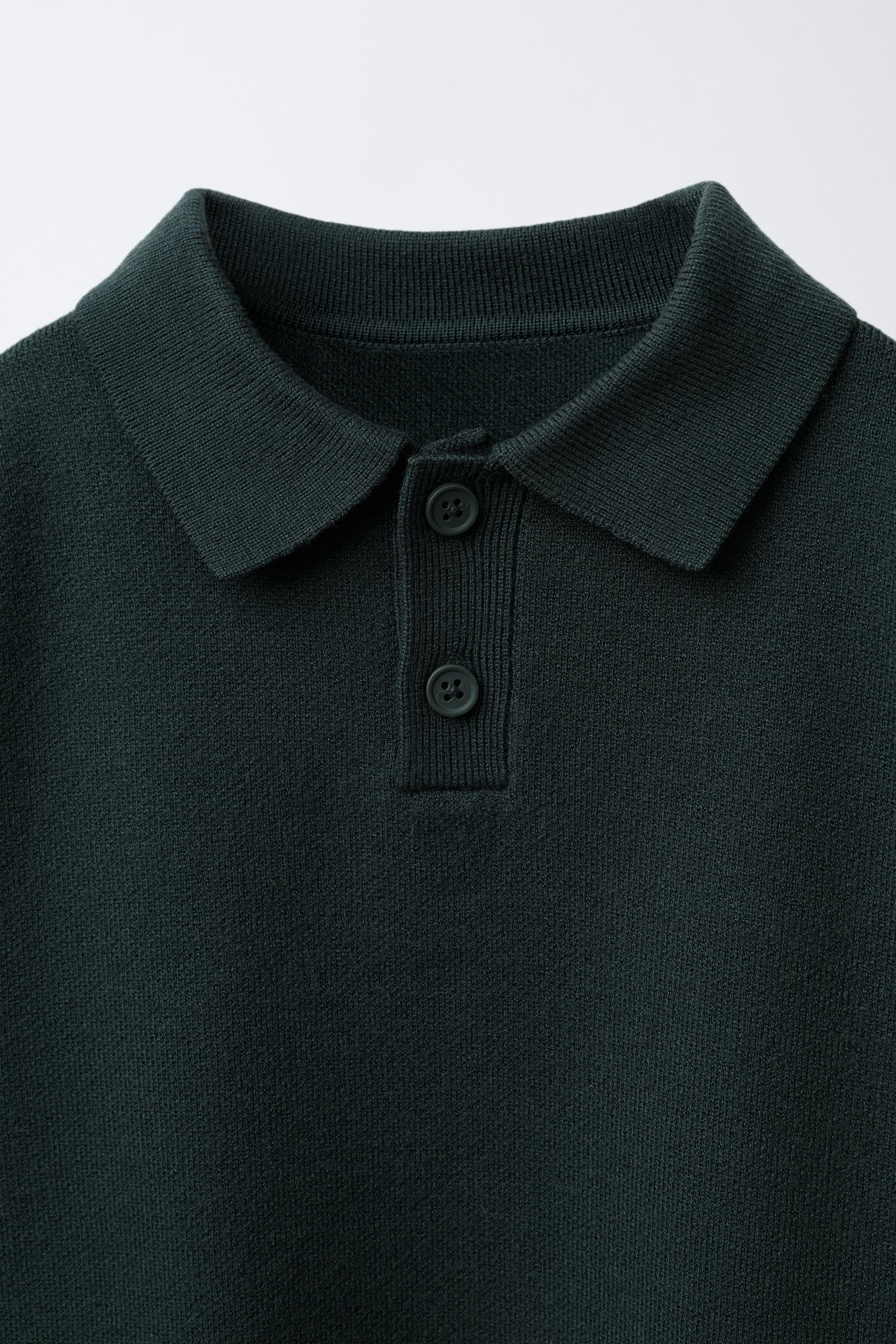 BASIC KNIT POLO SHIRT