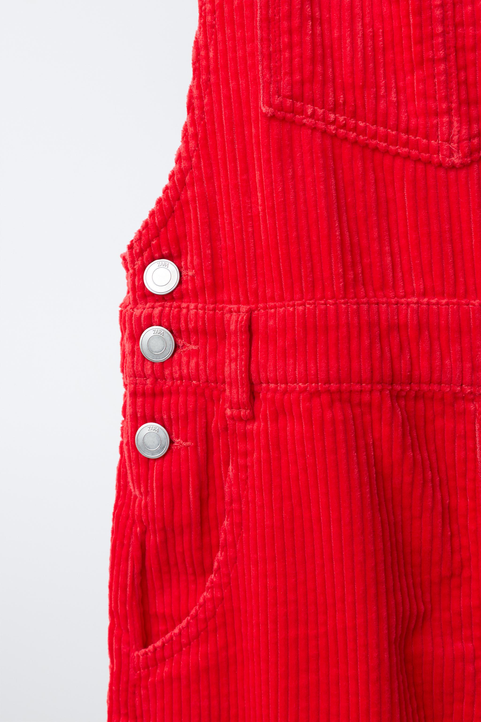 CORDUROY LONG OVERALLS