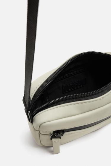RUBBERISED CROSSBODY BAG - Bone White de Zara - Image 3